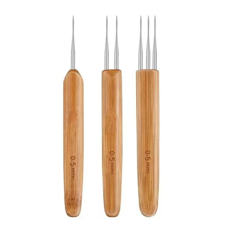 GleamMist / Dreadlock Crochet Hook Wood Crochet - Image 1