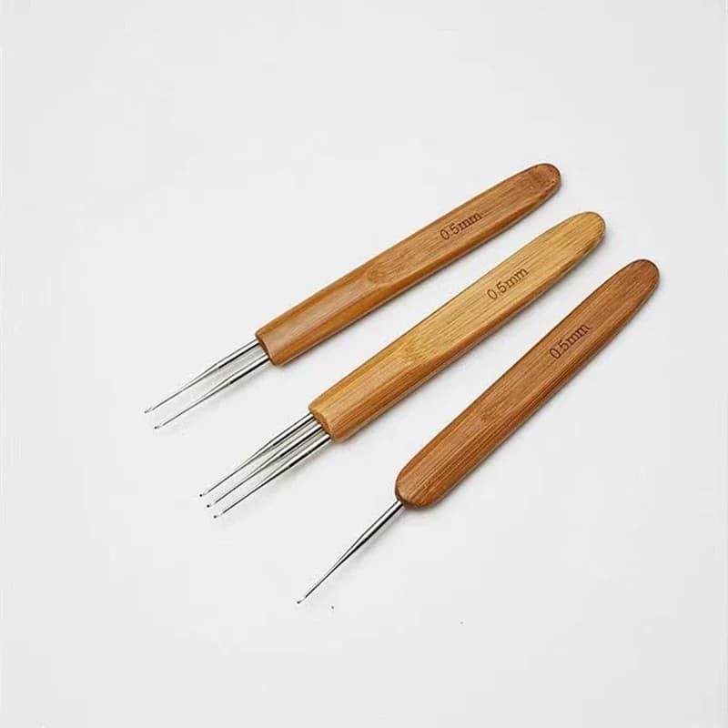 GleamMist / Dreadlock Crochet Hook Wood Crochet thumbnail 6